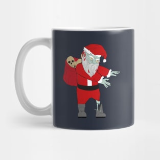 Scary Funny Dabbing Zombie Santa Claus Halloween Christmas Gift Mug